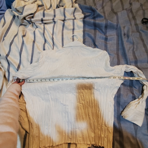 Jane Blue vintage white embroidered shirt - Picture 3 of 6